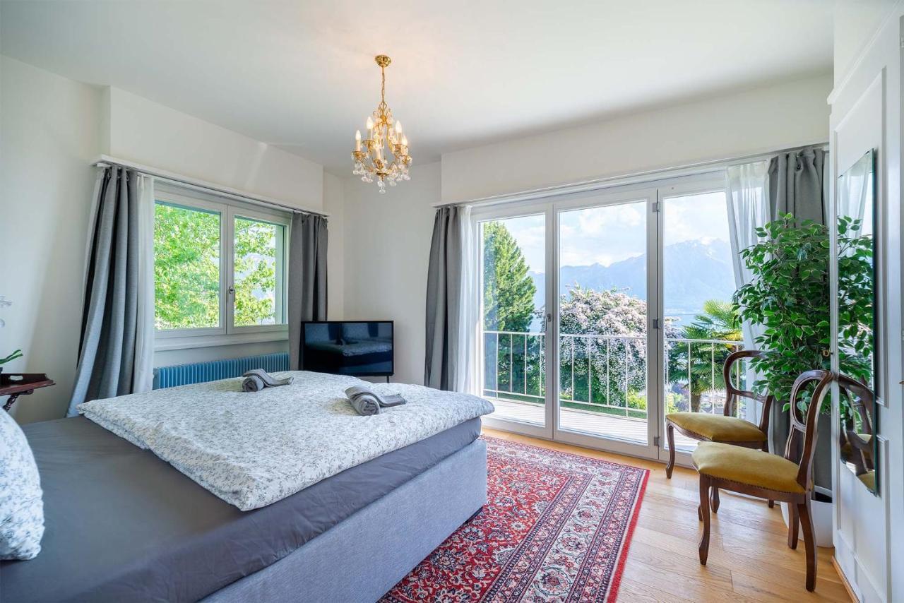 Rooms In Splendid Apartment With Parking-Stunning Lake View Montreux Exterior photo